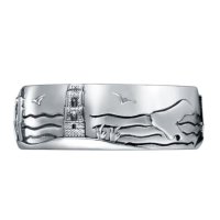 Borkum Ring, 925er Sterling Silber, oxidiert 58